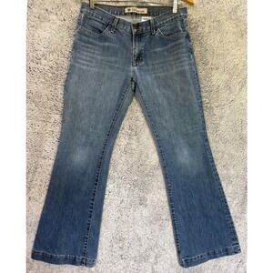 Y2K GAP Long & Lean Bootcut Jeans Women's Size 6 Low Rise Blue Denim VTG